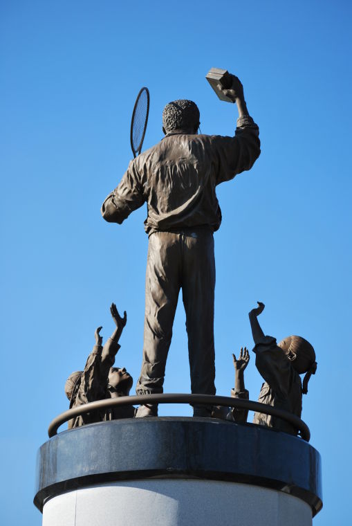 Arthur Ashe statue on Monument Avenue